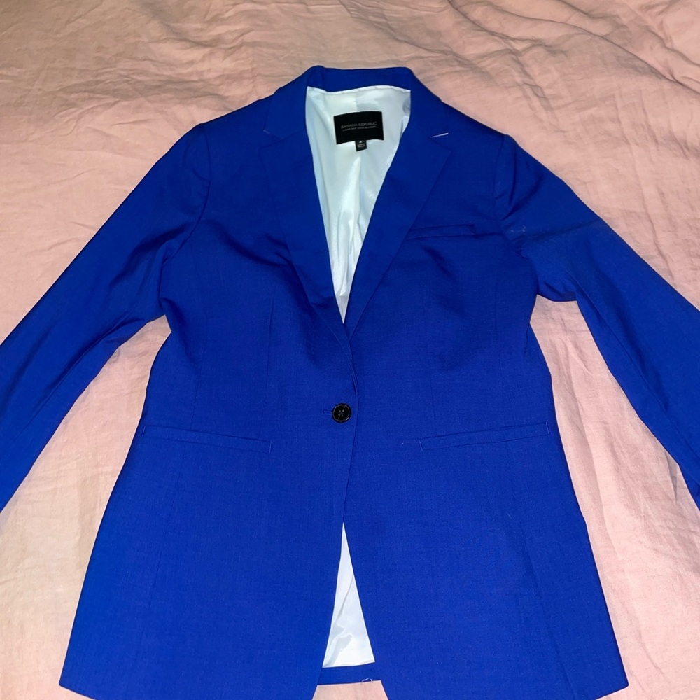 Banana republic long and lean blazer
